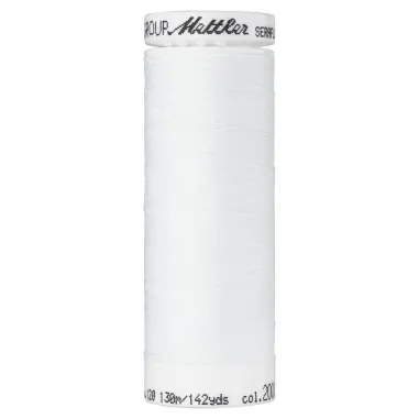 Garn - Amann Seraflex naaigaren wit 2000
