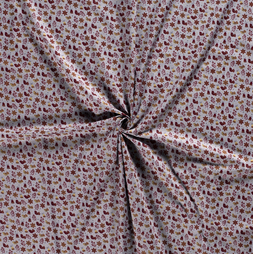Tafelkleed stoffen - Katoen stof - Kerst katoen kerst motief - lichtgrijs - 14706-061