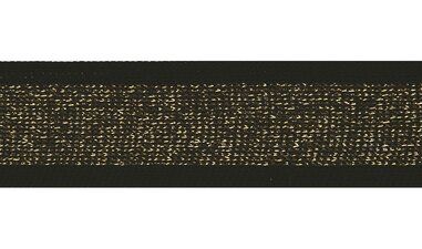 Sierband* - Lurexband zwart/goud 30mm (XSS14-375)