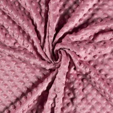 Polyester stoffen - Polyester stof - Fur Niply donkerroze (minky - stof) - 3347-013