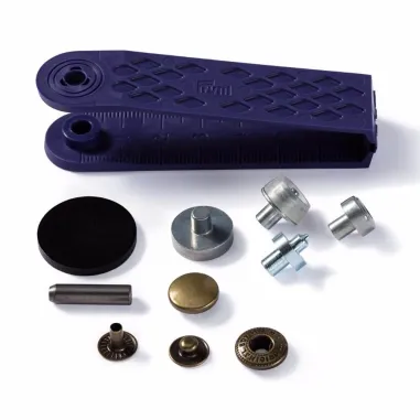 Drukknopen* - Prym-AA Naaivrijdrukknoop anorak 12 mm - oudmessing (390.334)