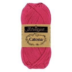 Haak- en breigaren - Catona 413 Cherry 50GR