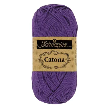 Häkeln und Stricken - Catona 521 Deep Violet 50GR