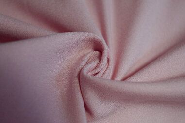 100% viscose stoffen - Viscose stof - crepe - roze - 798999-659