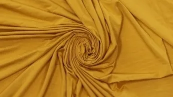 Tricot stoffen - Tricot stof - bamboo - oker - 779501-149