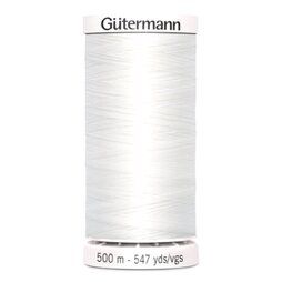 Gütermann - Gütermann naaigaren 800 wit 500 meter