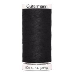 500 Meter Garn - Gütermann Nähgarn 000 schwarz 500 Meter
