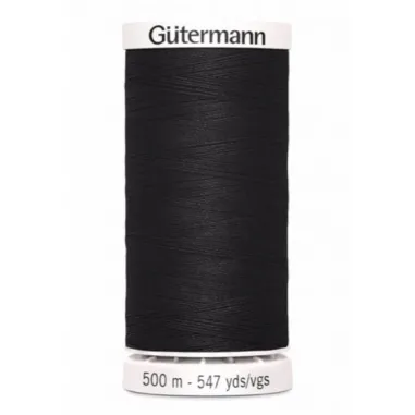 Nähgarn Gütermann - Gütermann Nähgarn 000 schwarz 500 Meter