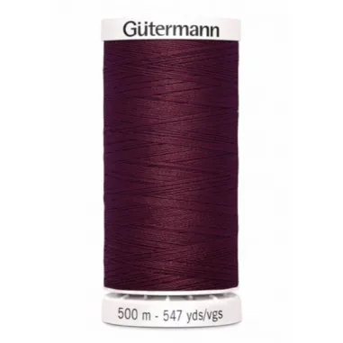 Garn - Gütermann Nähgarn 369 bordeauxrot 500 Meter