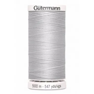 Lichtgrijs - Gutermann naaigaren 8 lichtgrijs 500 meter