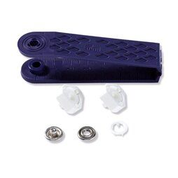Diverse Prym - Prym naaivrijdrukknoop jersey tandring 10mm wit 10 stuks (390.111)