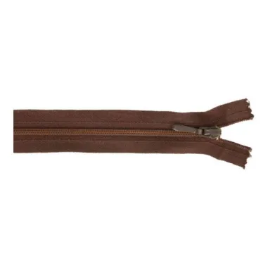 Feine Reißverschlüsse - Hose/Rock Reissverschluss 25 cm dunkelbraun