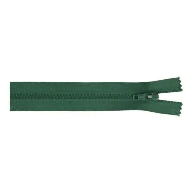Rokritsen - Broek/rok rits 25 cm donkergroen 890