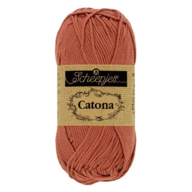 Haken en Breien - Catona 504 Brick Red 50GR