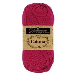 Haken en Breien - Catona 192 Scarlet 50GR