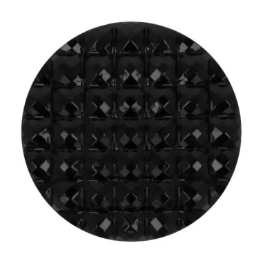 Knöpfe - Knoop strass ruit zwart (5664-28-000)