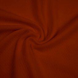 Voeren van een kledingstuk stoffen - Katoen stof - Gestepte katoen - terra - 0889-445
