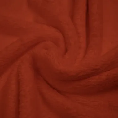 Polyester stof - Interieur- en gordijnstof - oranje - 297322-A2 - Teddy stof - cotton - terra - 0856-454