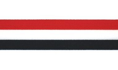 Elastiek - Elastiek streep rood/wit/blauw (XET20-215)