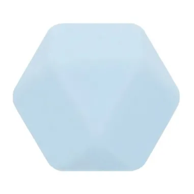 Diversen - Opry siliconen kralen lichtblauw 64528-258