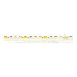 Niet deelbare ritsen (fijn) - Optilon fijne kunststof rits wit 18 cm 0009