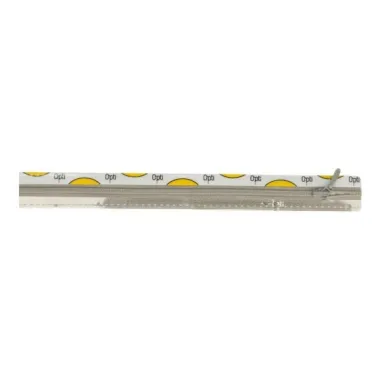 Niet deelbare ritsen (fijn) - Optilon fijne kunststof rits middengrijs 18 cm. 0004