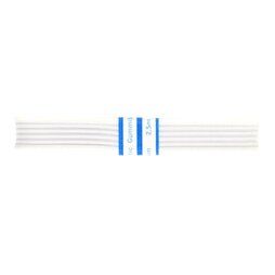 Effen uni elastiek - Elastiek (gaas) wit 2 cm breed (per bosje)
