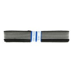 Effen uni elastiek - Elastiek (gaas) zwart 2 cm (per bosje)