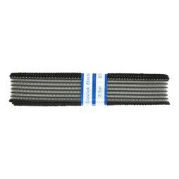 2,5 cm elastiek - Elastiek (gaas) zwart 2.5 cm (per bosje)