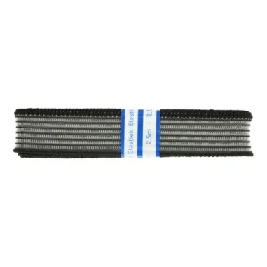 Elastiek - Elastiek (gaas) zwart 2.5 cm (per bosje)