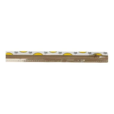Taupe stoffen - Optilon fijne kunststof rits taupe 12 cm 0884