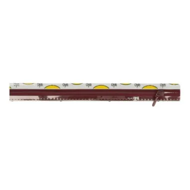 Ritsen - Optilon fijne kunststof rits donker bordeaux 50 cm 0763