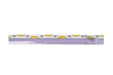 22 cm Reißverschlüsse - Optilon feiner Reissverschluss aus Kunststoff lila 22 cm 0187