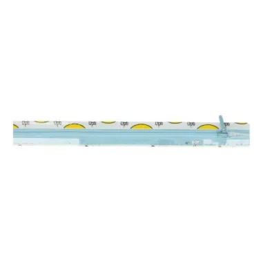 Lichtblauwe stoffen - Optilon fijne kunststof rits lichtblauw 18 cm. 0259