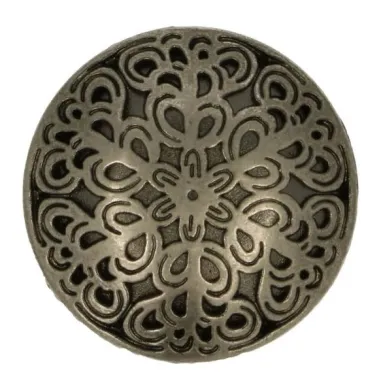 Knöpfe - Knoop metaal oud zilver 5587-40