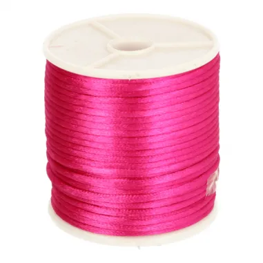 Kordel* - Japans satijnkoord fuchsia 650023-786