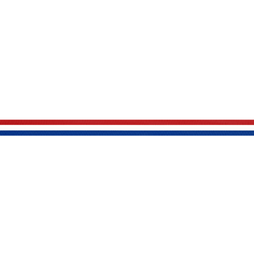 Koningsdag - Zierband rot/weiss/blau 10 mm