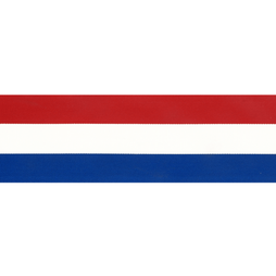 Rood-Wit-Blauw band - Vlaggenband rood/wit/blauw 50mm 6511-50