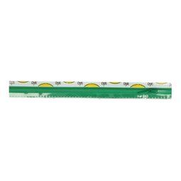 Grasgroene stoffen - Optilon fijne kunststof rits groen 12 cm. 0433