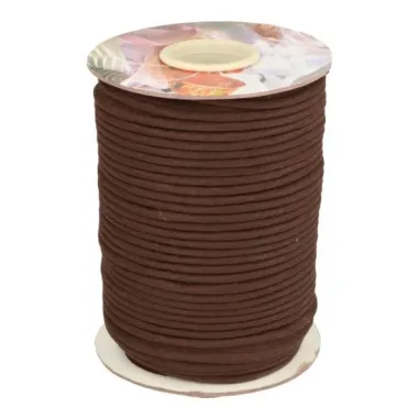Paspelband en biasband* - Paspelband katoen donkerbruin 5009-881