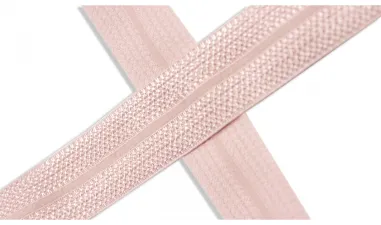 Biasband* - XBT14-511 Biasband Elastisch Glans Babyroze