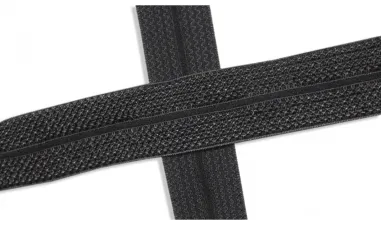 Biasband* - XBT14-567 Biasband Elastisch Glans Donker Antraciet