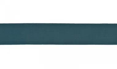 96% katoen, 4% spandex stoffen - Tricot biasband 20 mm - donker petrol - XBT29-106-020