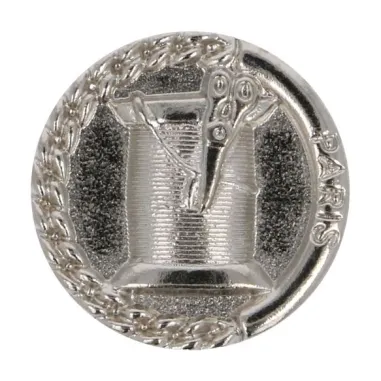 Knopen - Knoop Metaal Klosje Zilver 5658-24-NI