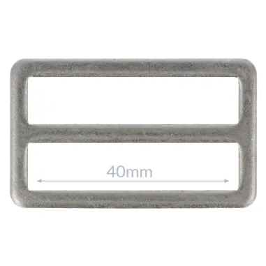 Sluitingen / gespen - Gesp zilver 40 mm - 6783-40-NI