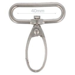 Knopen - Musketonhaak metaal 40mm (6784-40)
