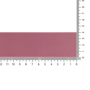 Effen uni kleur band - Satijnlint Mat oudroze 40 mm col 77