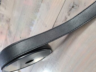 Overige merken fournituren - Kunstleer band zwart 30mm (F403.30.001)