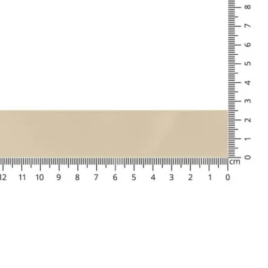 Effen uni kleur band - Satijnlint Mat Ecru 25 mm col. 09