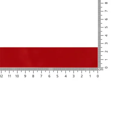 25 mm band - Satijnlint Mat Rood 25 mm col. 25